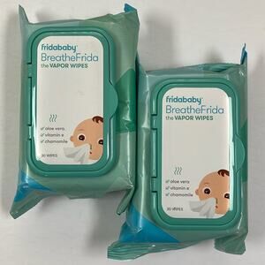 fridababy BreatheFrida Vapor Baby Wipes 30 Ct Ea Lot of 2 Chamomile Vitamin E